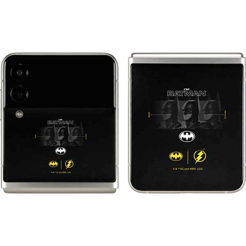 DC Comics The Flash Movie: I am Batman Past to Future Galaxy Z Flip3 5G Skin