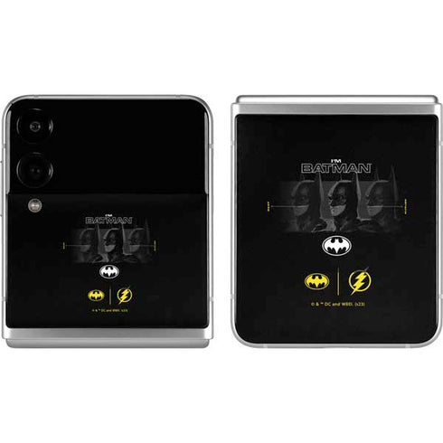 DC Comics The Flash Movie: I am Batman Past to Future Galaxy Z Flip4 5G Skin
