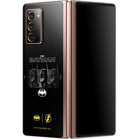 DC Comics The Flash Movie: I am Batman Past to Future Galaxy Z Fold2 5G Skin