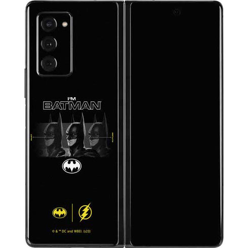 DC Comics The Flash Movie: I am Batman Past to Future Galaxy Z Fold2 5G Skin