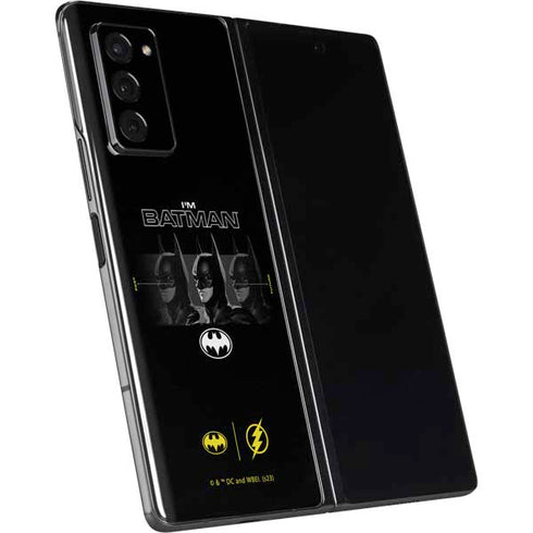 DC Comics The Flash Movie: I am Batman Past to Future Galaxy Z Fold2 5G Skin
