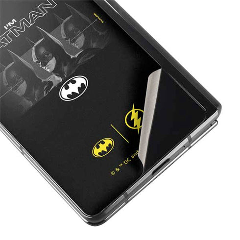 DC Comics The Flash Movie: I am Batman Past to Future Galaxy Z Fold2 5G Skin