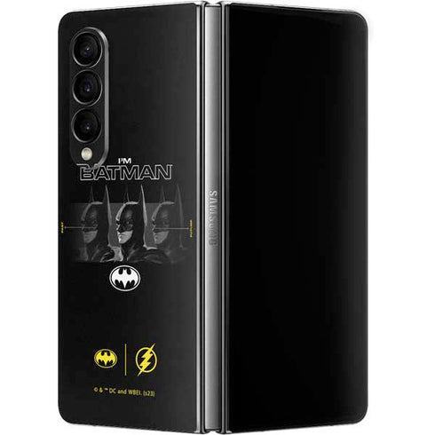 DC Comics The Flash Movie: I am Batman Past to Future Galaxy Z Fold4 5G Skin