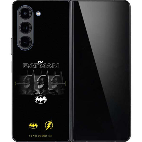 DC Comics The Flash Movie: I am Batman Past to Future Galaxy Z Fold5 5G Skin