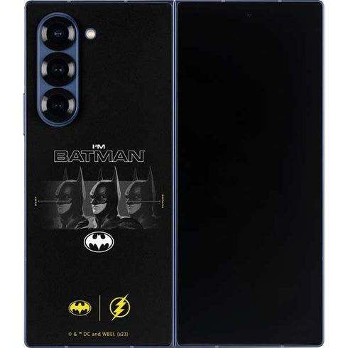 DC Comics The Flash Movie: I am Batman Past to Future Galaxy Z Fold6 Skin