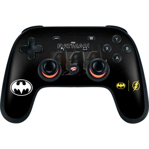 DC Comics The Flash Movie: I am Batman Past to Future Google Stadia Controller Skin