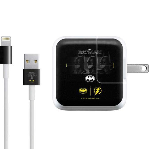DC Comics The Flash Movie: I am Batman Past to Future iPad Charger (10W USB) Skin