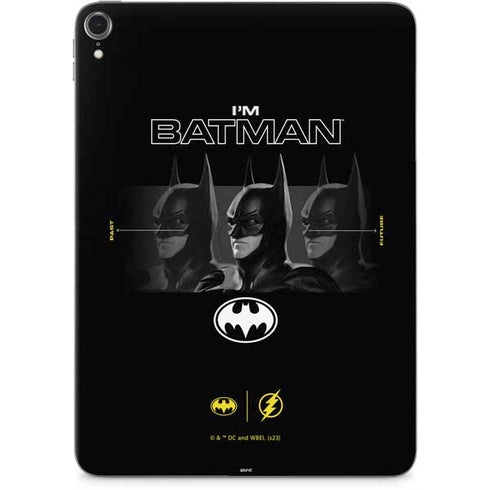 DC Comics The Flash Movie: I am Batman Past to Future Apple iPad Pro Skin