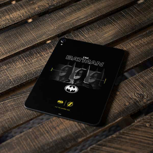 DC Comics The Flash Movie: I am Batman Past to Future Apple iPad Pro Skin