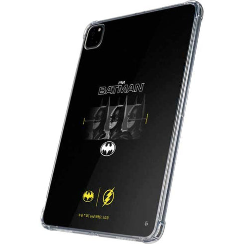 DC Comics The Flash Movie: I am Batman Past to Future iPad Pro 11in (2024) Clear Case