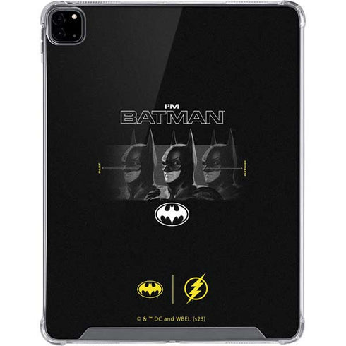 DC Comics The Flash Movie: I am Batman Past to Future iPad Pro 12.9in (2020) Clear Case
