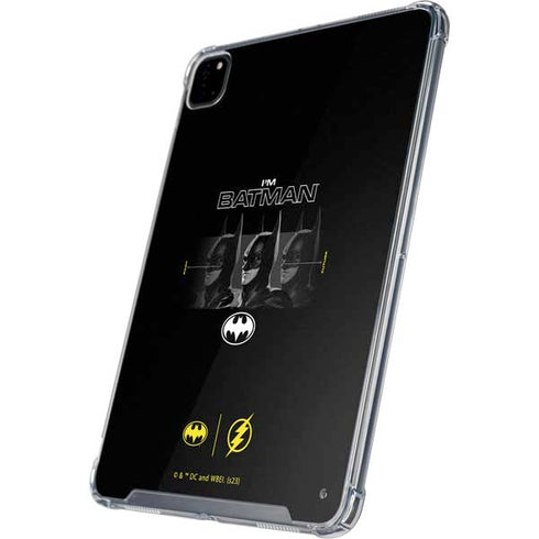 DC Comics The Flash Movie: I am Batman Past to Future iPad Pro 12.9in (2020) Clear Case