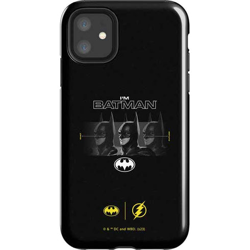 DC Comics The Flash Movie: I am Batman Past to Future iPhone 11 Impact Case