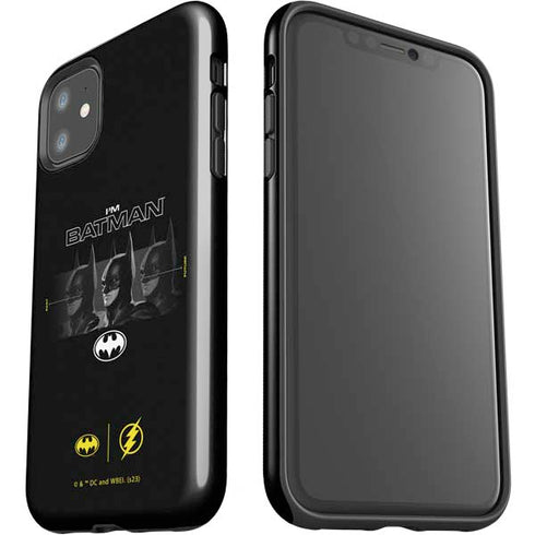 DC Comics The Flash Movie: I am Batman Past to Future iPhone 11 Impact Case