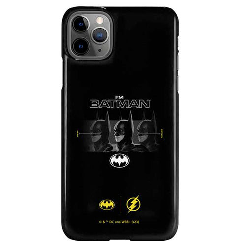 DC Comics The Flash Movie: I am Batman Past to Future iPhone Cases