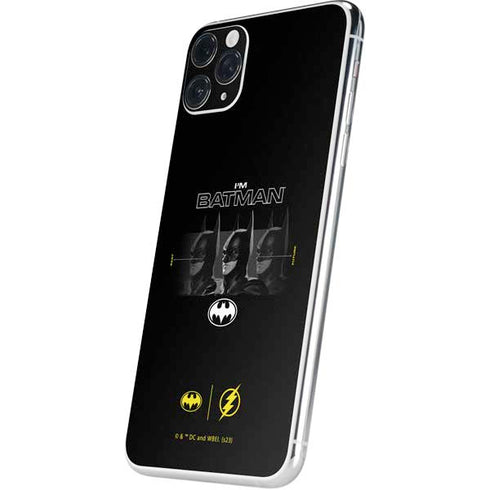 DC Comics The Flash Movie: I am Batman Past to Future iPhone 11 Pro Max Skin