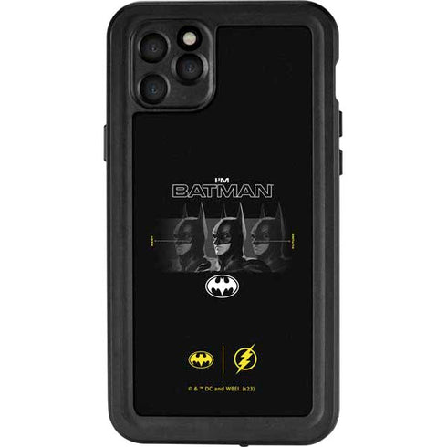 DC Comics The Flash Movie: I am Batman Past to Future iPhone 11 Pro Max Waterproof Case