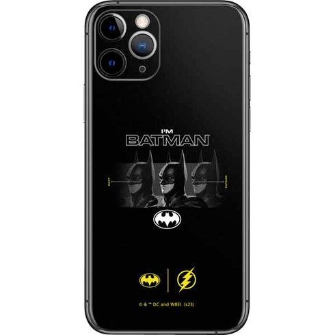 DC Comics The Flash Movie: I am Batman Past to Future iPhone 11 Pro Skin