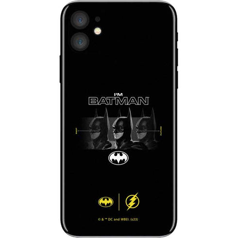 DC Comics The Flash Movie: I am Batman Past to Future iPhone 11 Skin