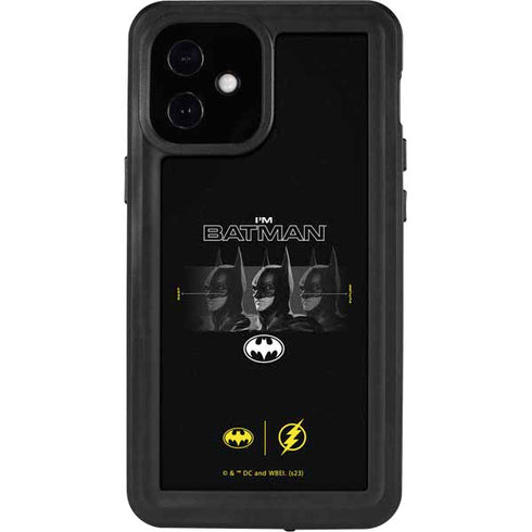 DC Comics The Flash Movie: I am Batman Past to Future iPhone 12 Mini Waterproof Case