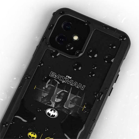 DC Comics The Flash Movie: I am Batman Past to Future iPhone 12 Mini Waterproof Case