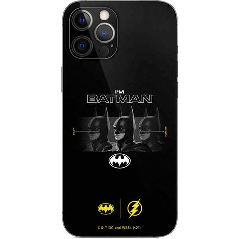 DC Comics The Flash Movie: I am Batman Past to Future iPhone 12 Pro Max Skin