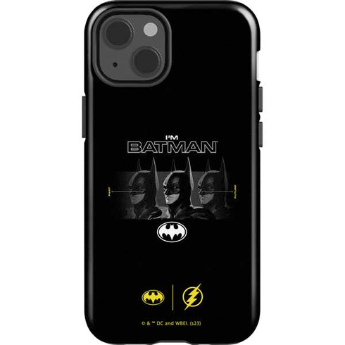 DC Comics The Flash Movie: I am Batman Past to Future iPhone 13 Impact Case