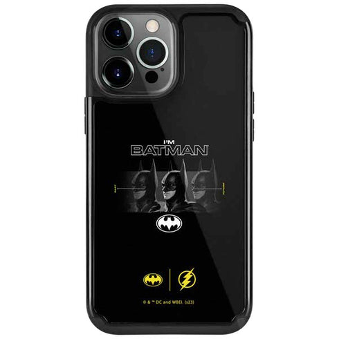 DC Comics The Flash Movie: I am Batman Past to Future iPhone Cases
