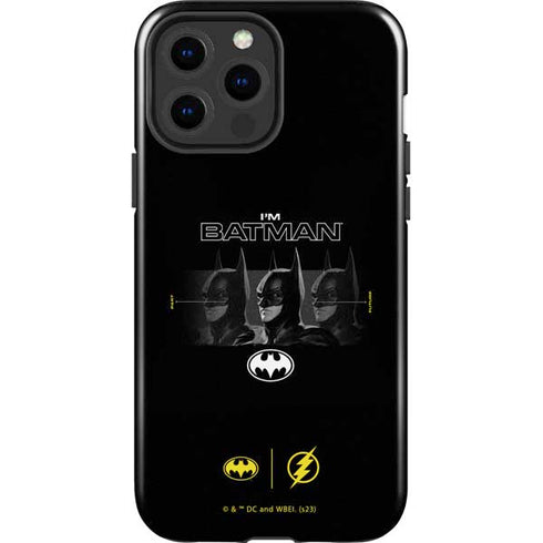 DC Comics The Flash Movie: I am Batman Past to Future iPhone 13 Pro Max Impact Case