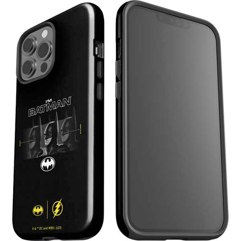 DC Comics The Flash Movie: I am Batman Past to Future iPhone 13 Pro Max Impact Case