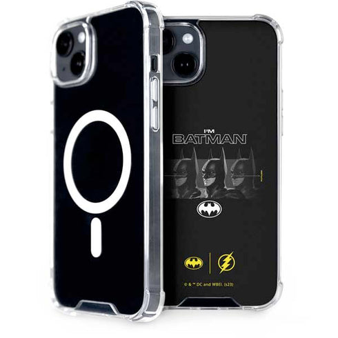 DC Comics The Flash Movie: I am Batman Past to Future iPhone 14 Plus MagSafe Case