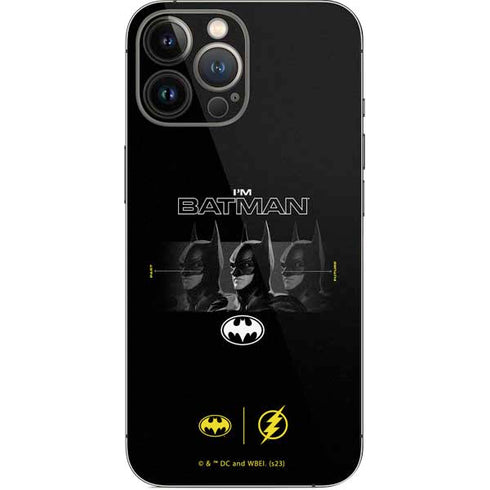 DC Comics The Flash Movie: I am Batman Past to Future iPhone 14 Pro Max Skin