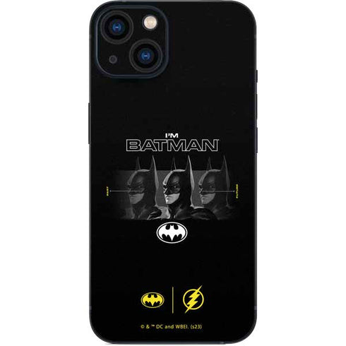DC Comics The Flash Movie: I am Batman Past to Future iPhone 14 Skin