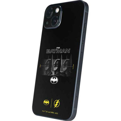 DC Comics The Flash Movie: I am Batman Past to Future iPhone 14 Skin
