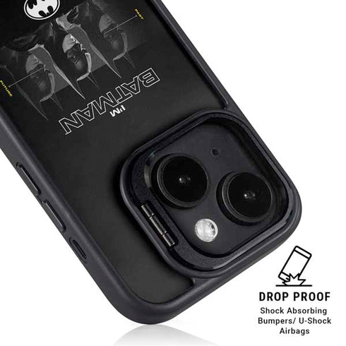 DC Comics The Flash Movie: I am Batman Past to Future iPhone 15 Plus Kickstand Case