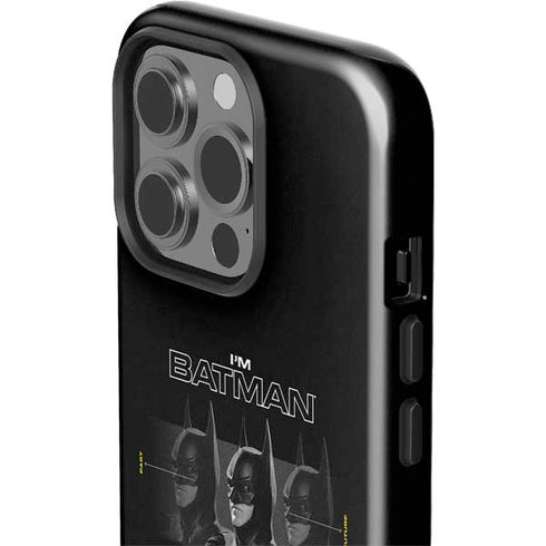 DC Comics The Flash Movie: I am Batman Past to Future iPhone 15 Pro Impact Case