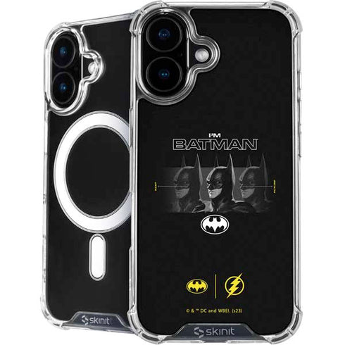 DC Comics The Flash Movie: I am Batman Past to Future iPhone 16 MagSafe Case