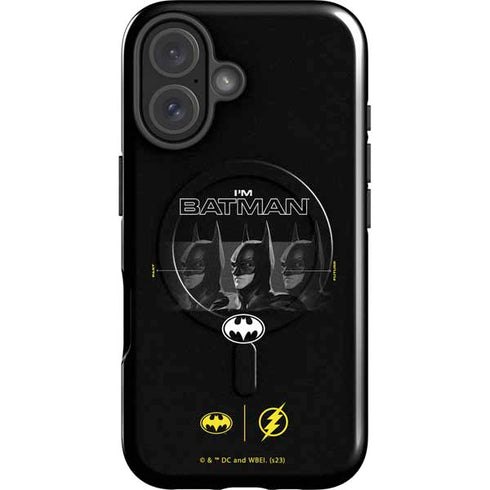 DC Comics The Flash Movie: I am Batman Past to Future iPhone 16 Magsafe Impact Case