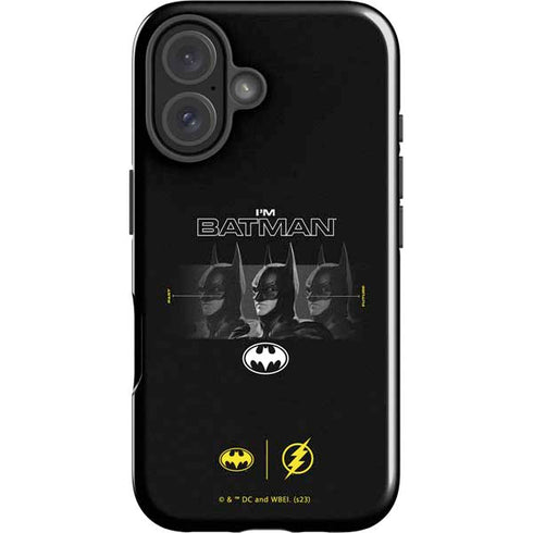 DC Comics The Flash Movie: I am Batman Past to Future iPhone 16 Plus Impact Case
