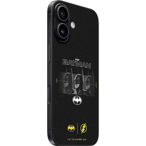 DC Comics The Flash Movie: I am Batman Past to Future iPhone 16 Plus Skin