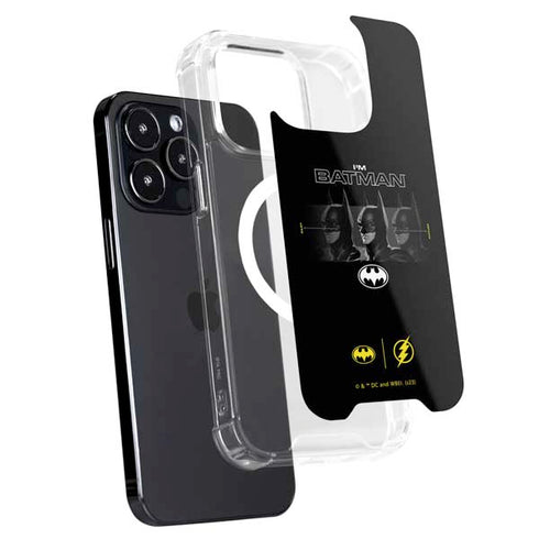 DC Comics The Flash Movie: I am Batman Past to Future iPhone 16 Pro MagSafe Case