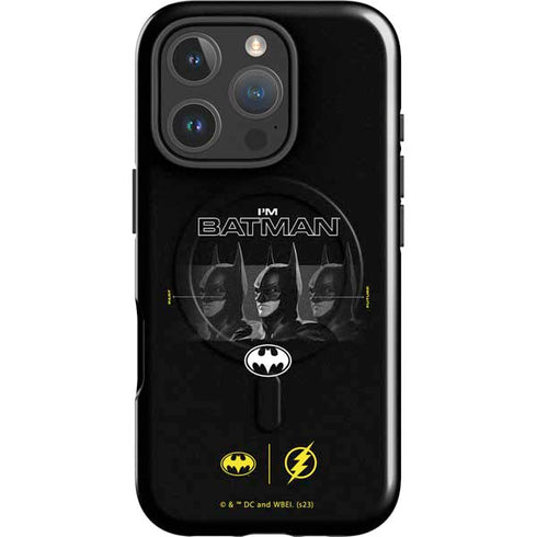 DC Comics The Flash Movie: I am Batman Past to Future iPhone 16 Pro Max Magsafe Impact Case