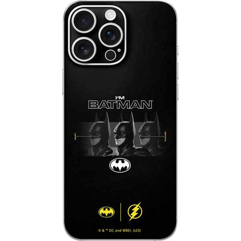 DC Comics The Flash Movie: I am Batman Past to Future iPhone 16 Pro Max Skin