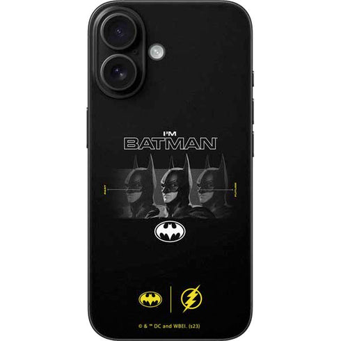 DC Comics The Flash Movie: I am Batman Past to Future iPhone 16 Skin