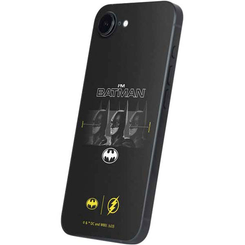 DC Comics The Flash Movie: I am Batman Past to Future iPhone 16e Skin