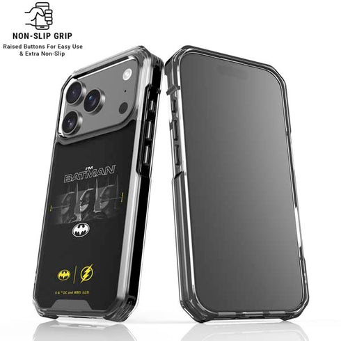 DC Comics The Flash Movie: I am Batman Past to Future iPhone 18 Pro Clear Case