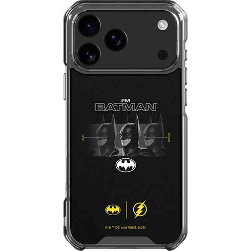 DC Comics The Flash Movie: I am Batman Past to Future iPhone 18 Pro Max Clear Case