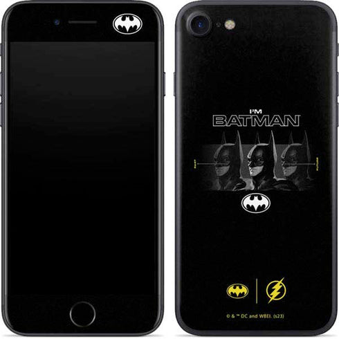 DC Comics The Flash Movie: I am Batman Past to Future iPhone SE (2nd & 3rd Gen) Skin