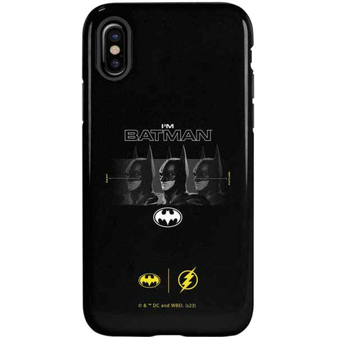 DC Comics The Flash Movie: I am Batman Past to Future iPhone XS Pro Case