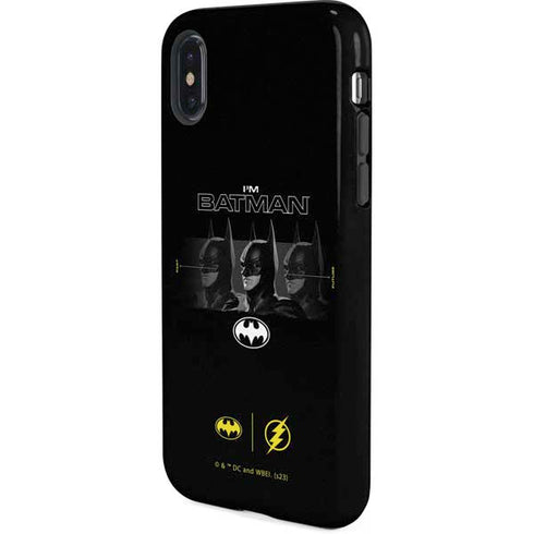 DC Comics The Flash Movie: I am Batman Past to Future iPhone XS Pro Case